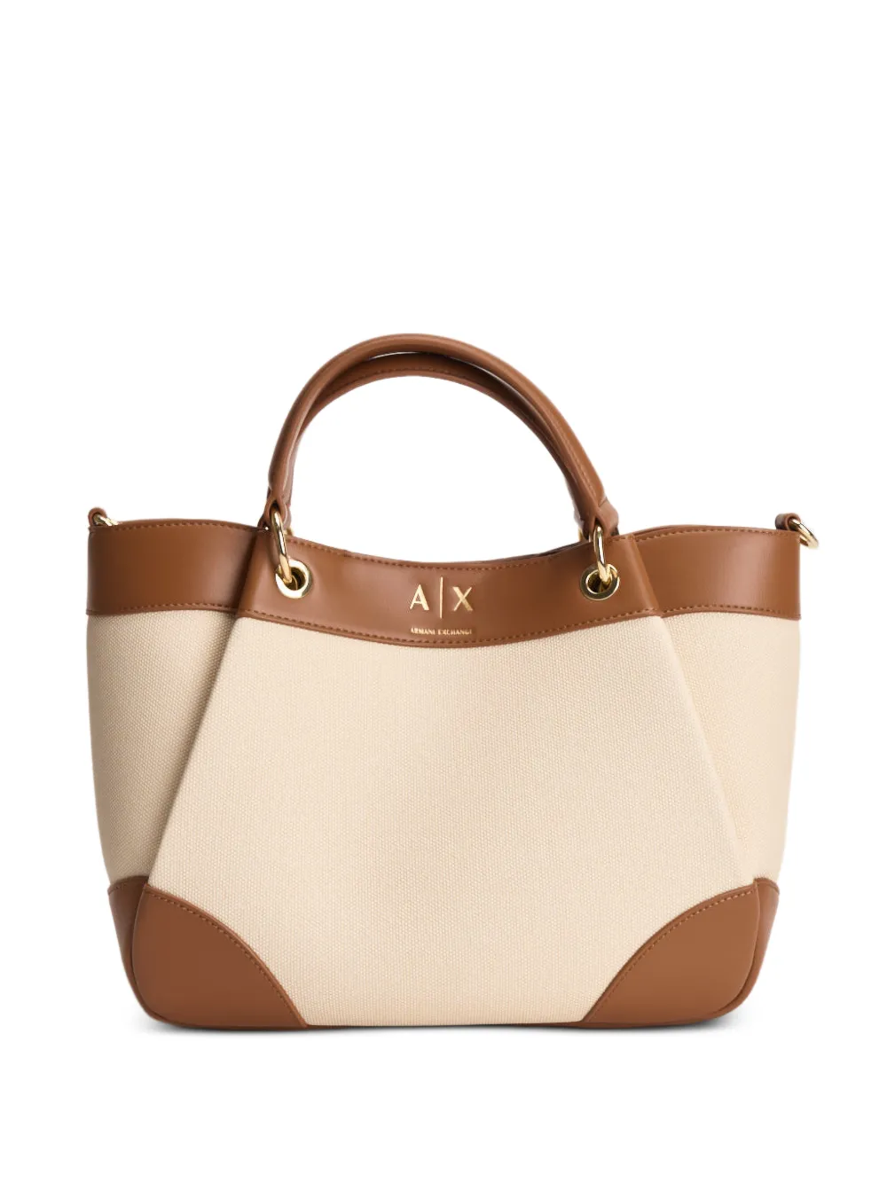 Armani Exchange top-handle shoulder bag - Toni neutri