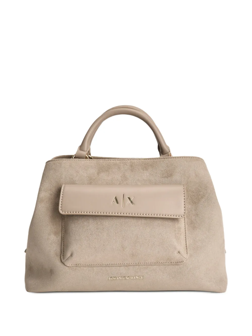 Armani Exchange flap shoulder bag - Toni neutri