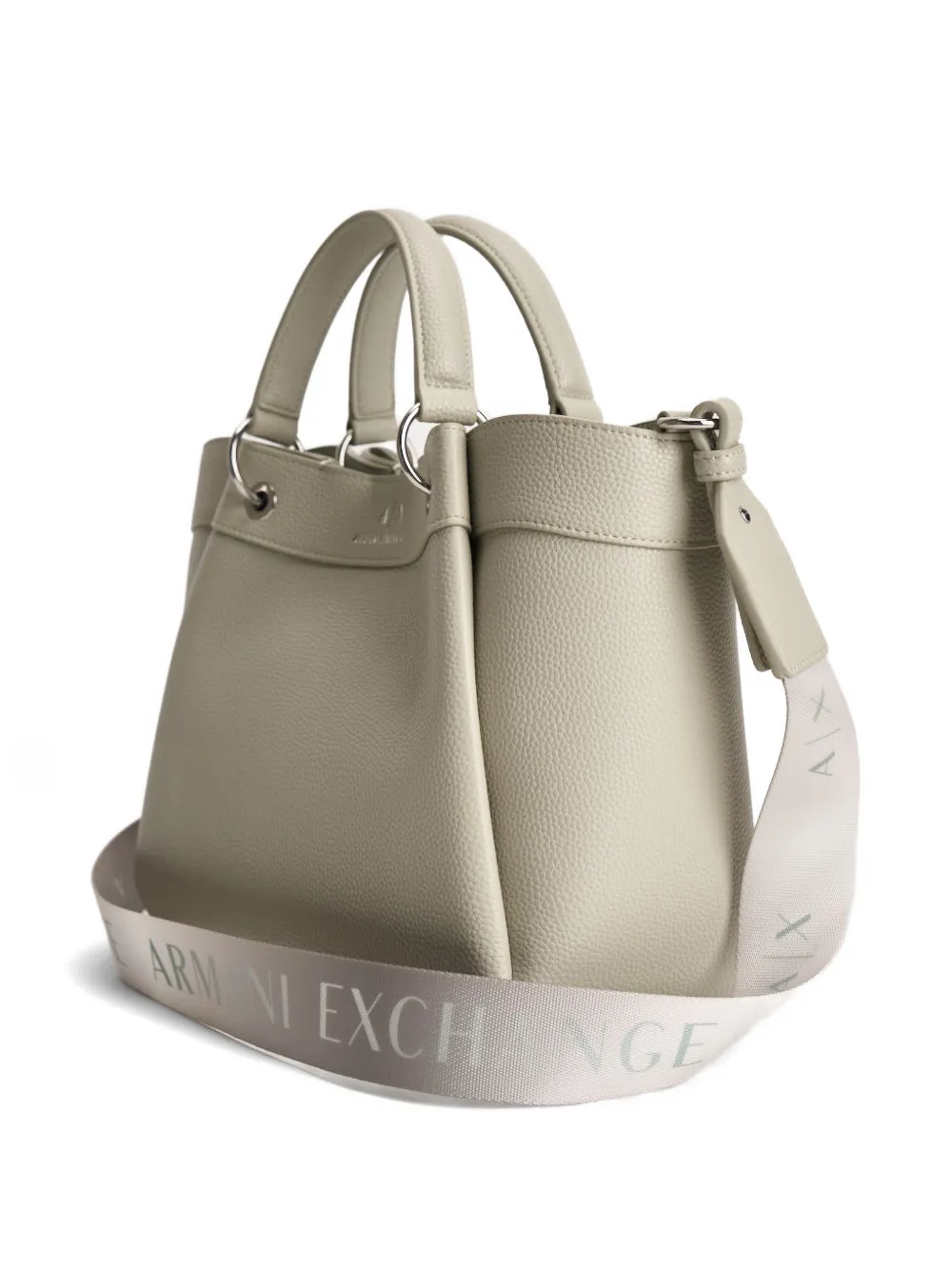 Armani Exchange Shopper met logo Beige