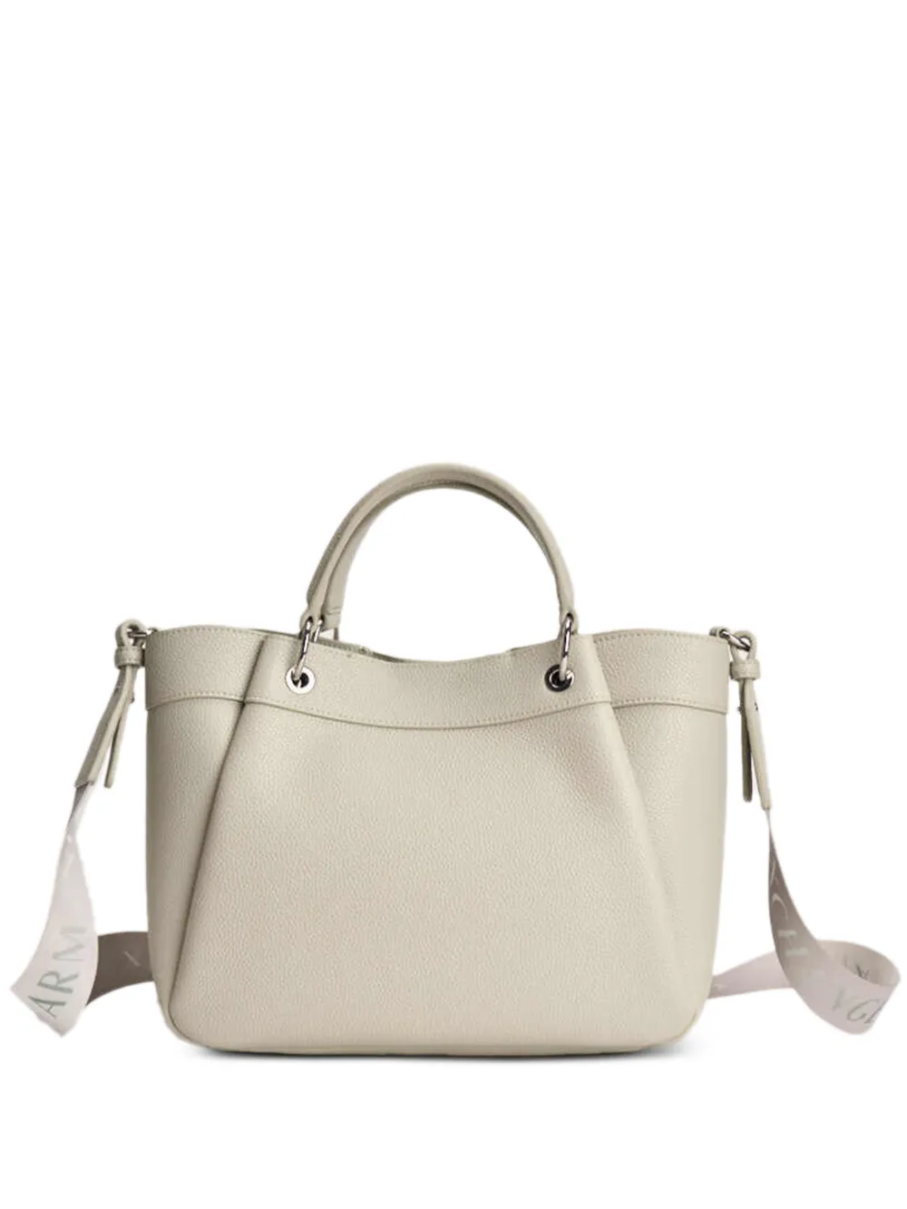 Armani Exchange Shopper met logo Beige
