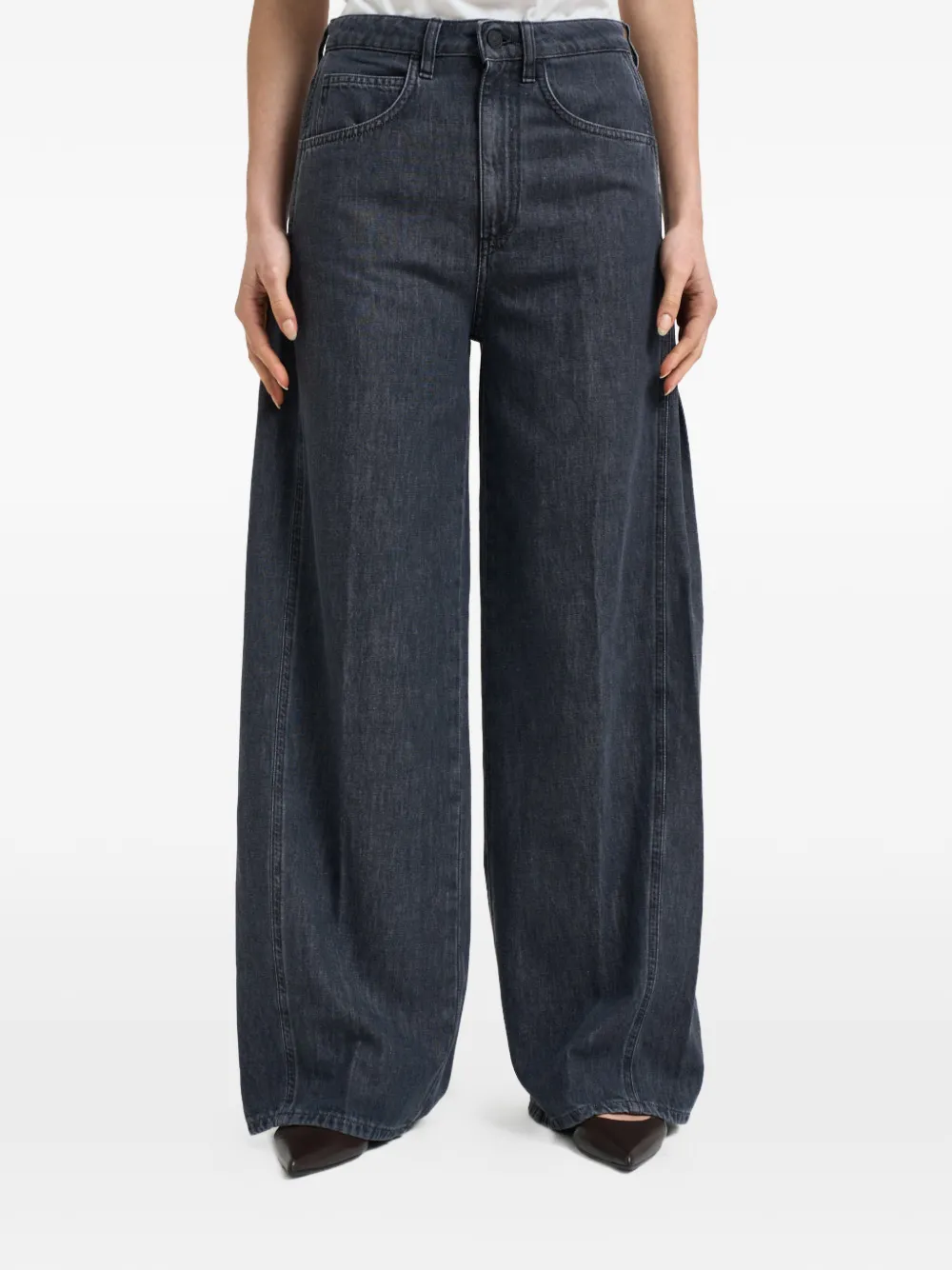 DONDUP pleated jeans - Nero