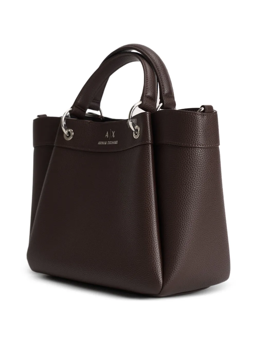 Armani Exchange Schoudertas met handvat Bruin