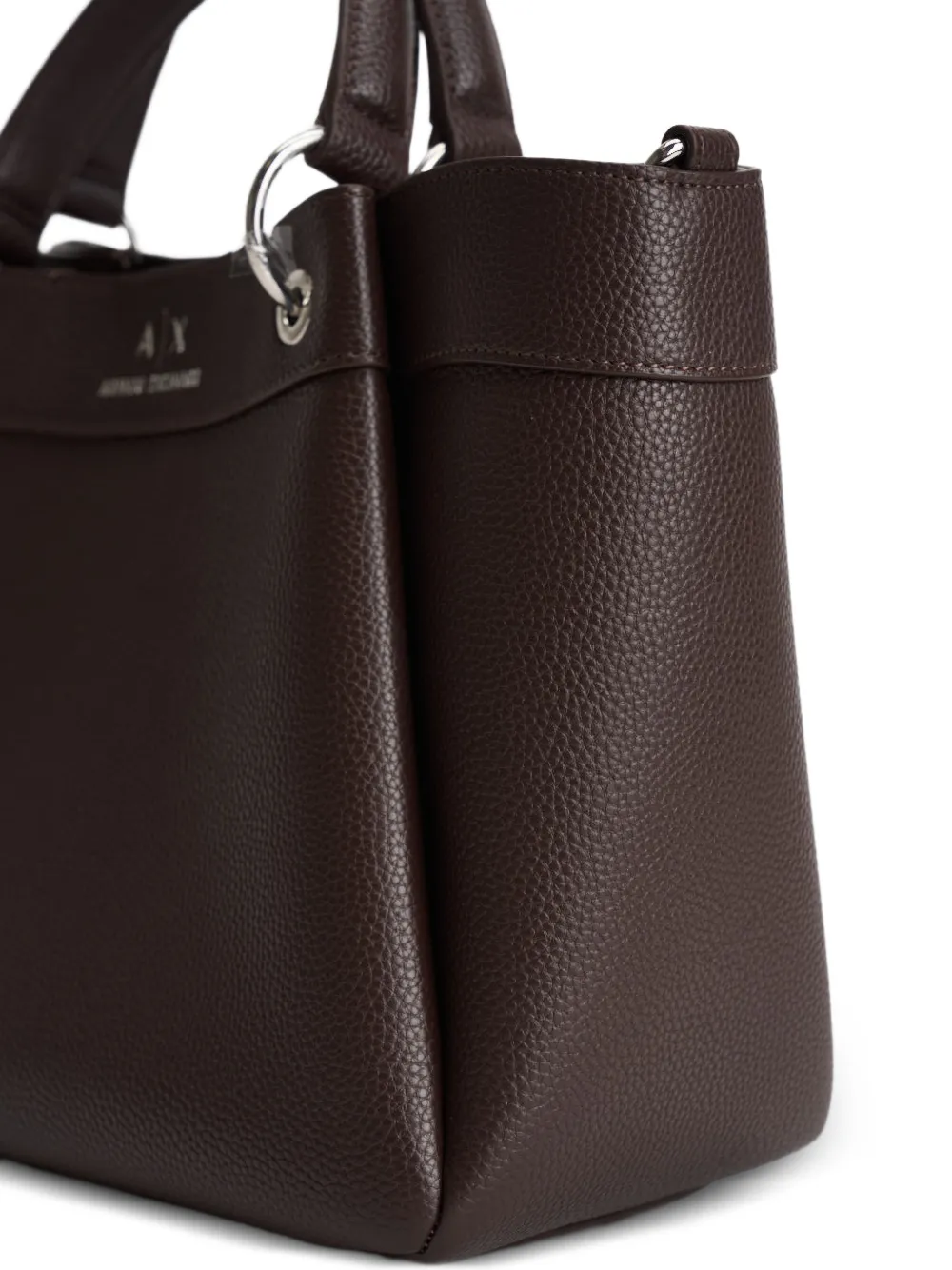 Armani Exchange Schoudertas met handvat Bruin
