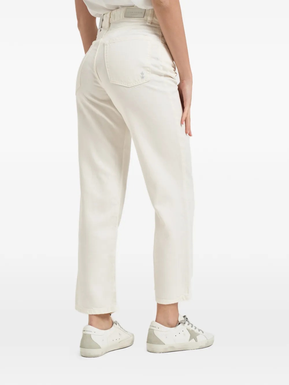 ICON DENIM Cropped jeans Wit