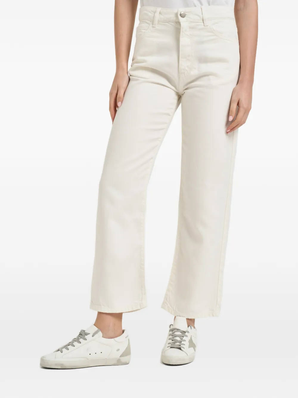 ICON DENIM cropped jeans - Bianco