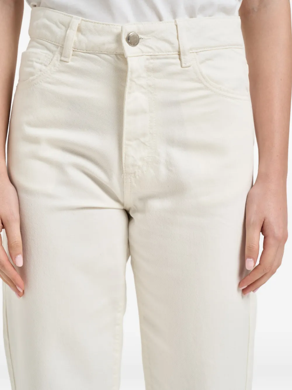 ICON DENIM Cropped jeans Wit