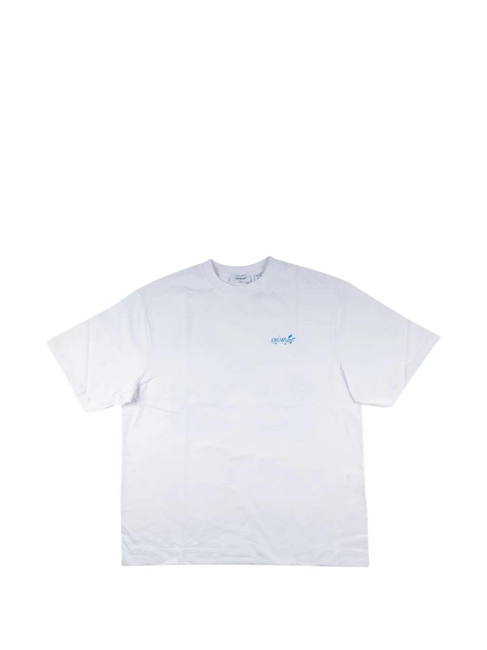 Off-White Arrow paint-splatter T-shirt - Bianco