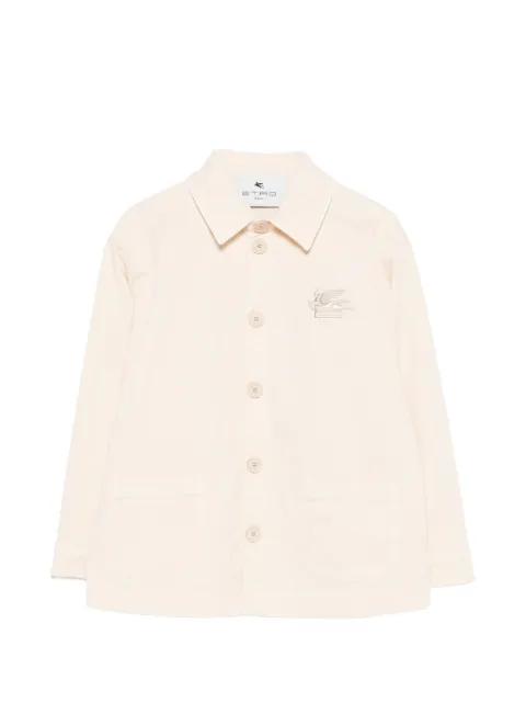 ETRO KIDS pegasus-embroidered jacket
