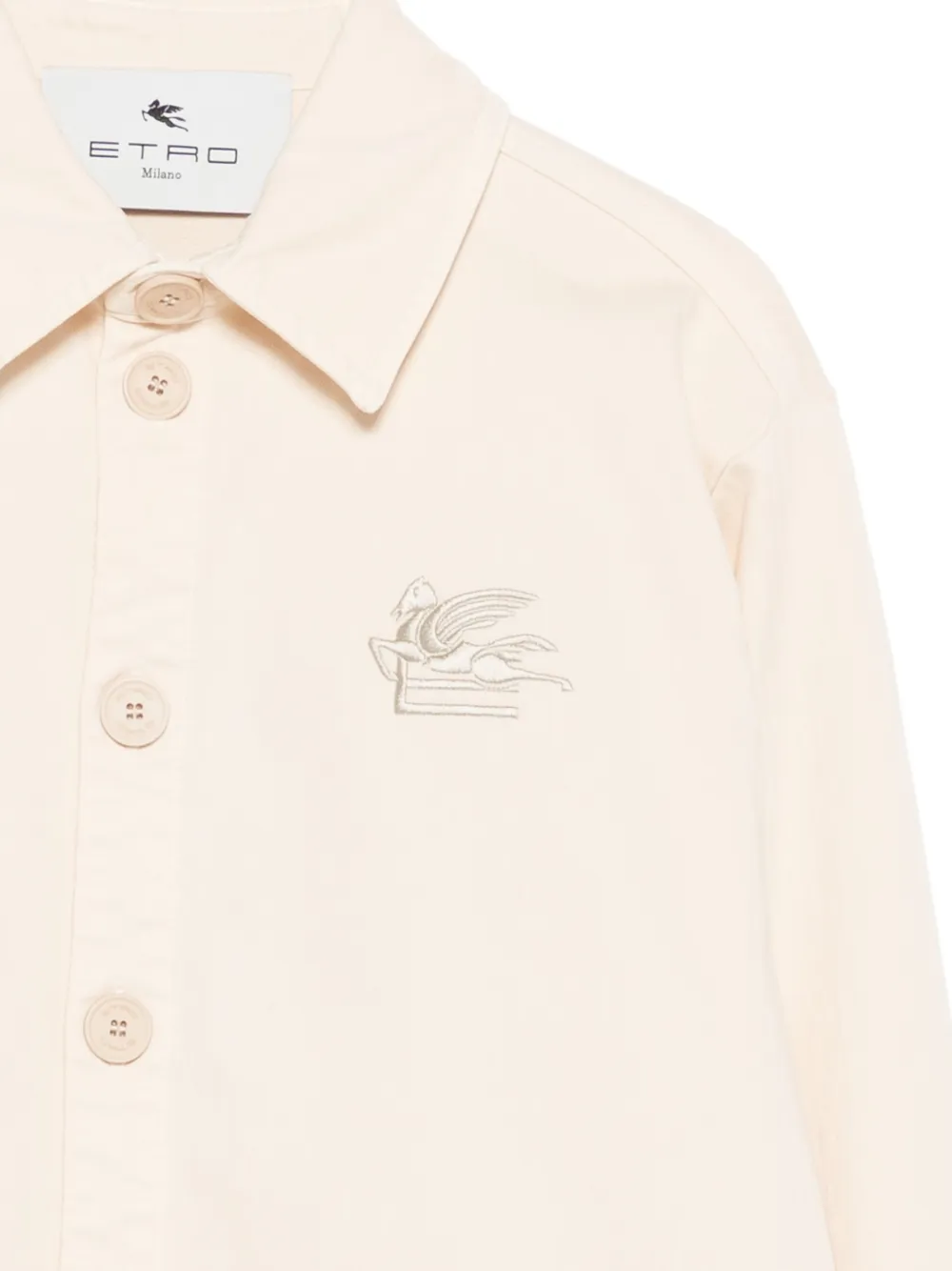 ETRO KIDS Jack met pegasus-borduurwerk Beige