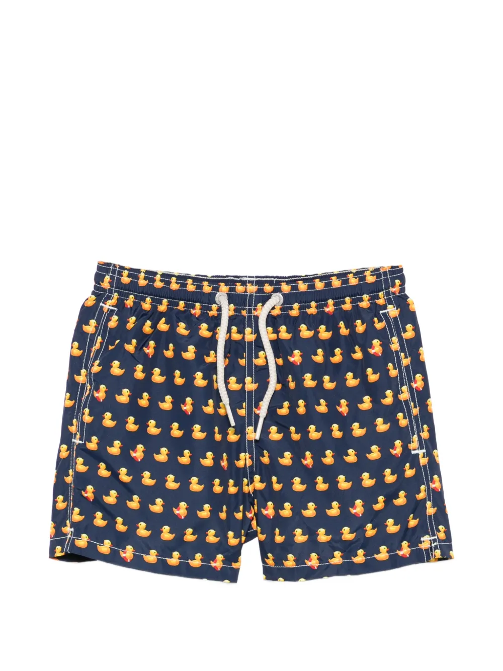 MC2 Saint Barth Kids Jean duck-print swim shorts - Blu