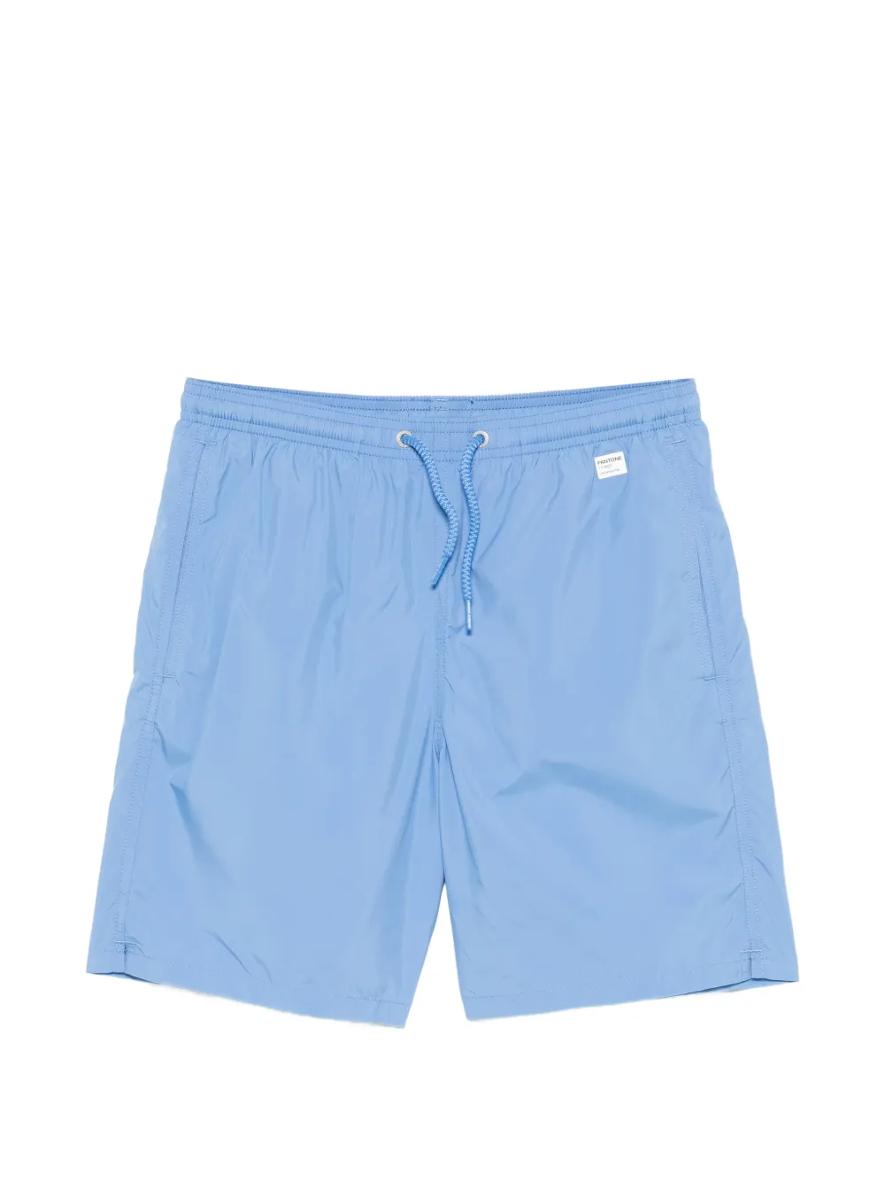 MC2 Saint Barth Kids Jean drawstring-waist logo-patch swim shorts - Blu