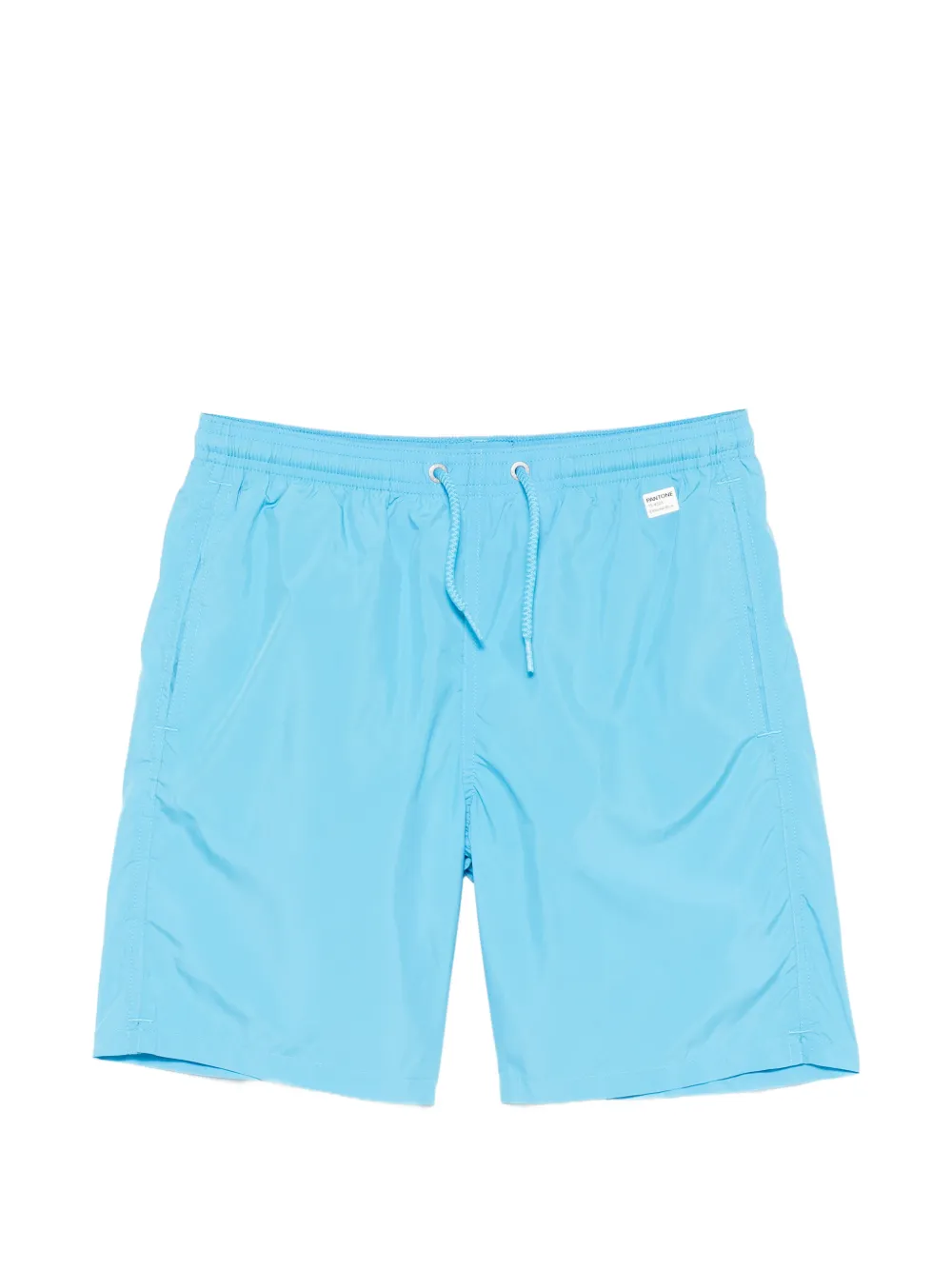 MC2 Saint Barth Kids Jean drawstring logo-patch swim shorts - Blu