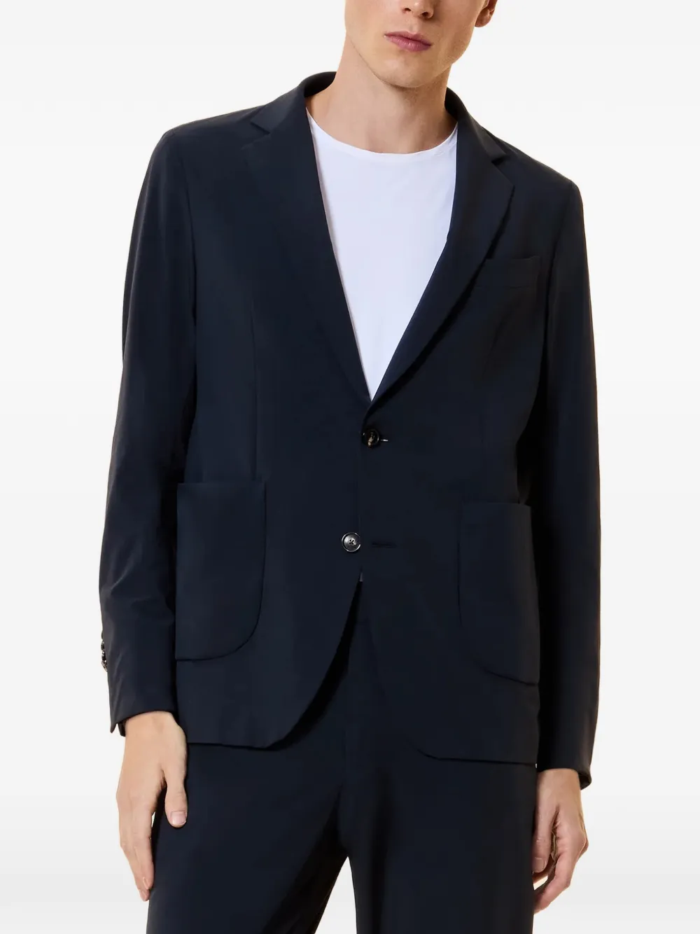  Rrd Blazer Con Botones - Azul 