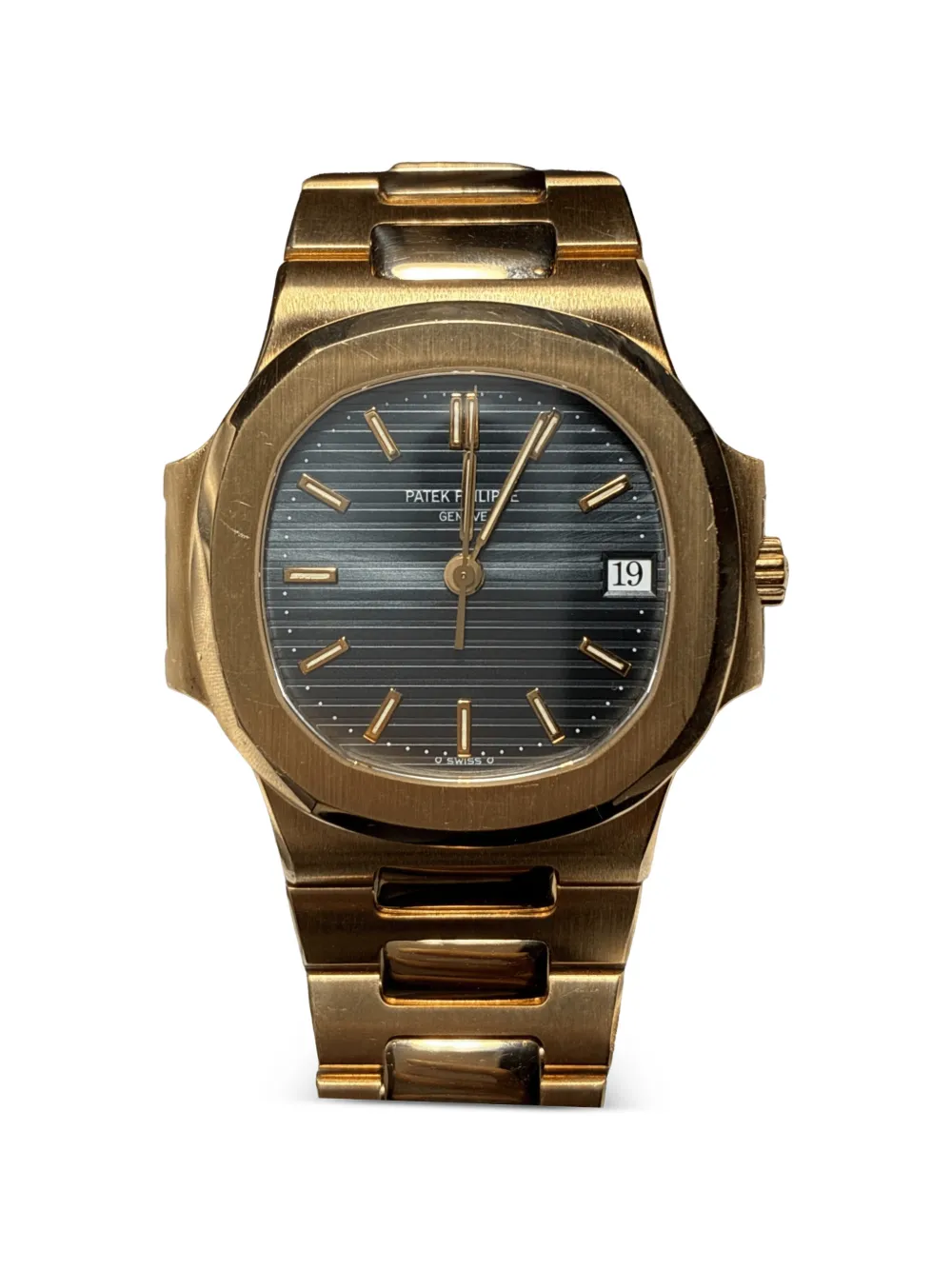 Patek Philippe Pre-Owned Nautilus 37mm watch - Blu