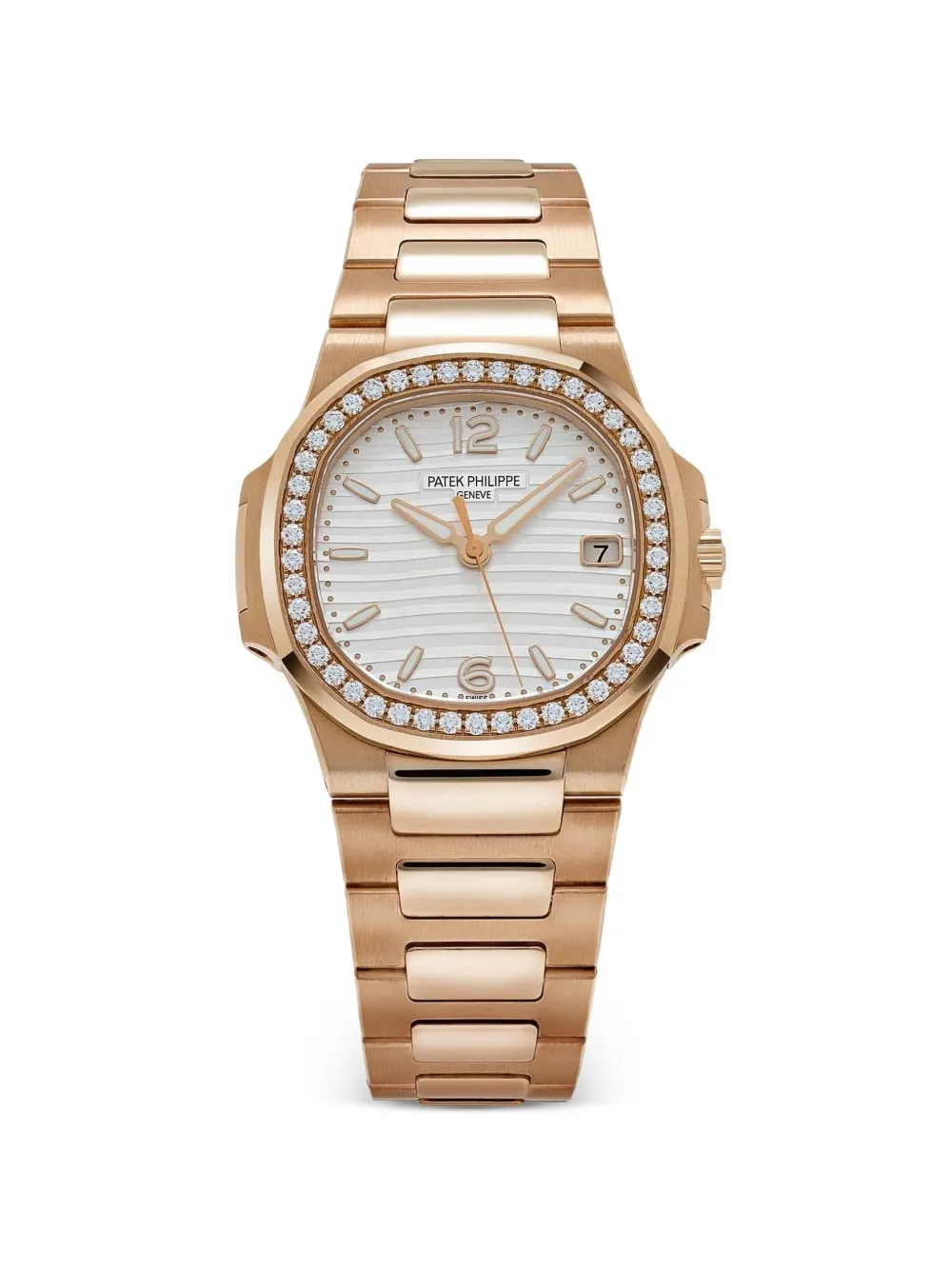 Patek Philippe Pre-Owned 2019 Nautilus 7010/1R-011 32mm watch - Argento