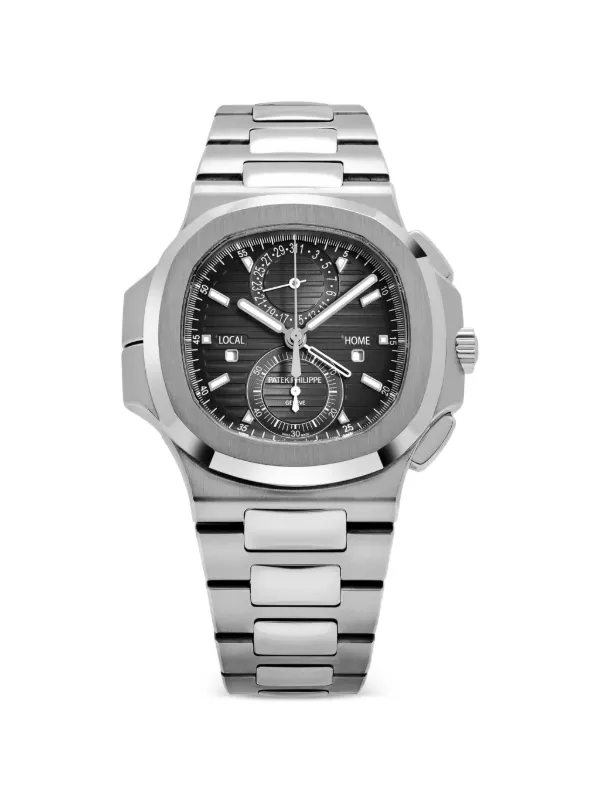 Patek Philippe Pre-owned 2016 Nautilus 5990/1A-001 40.5mm Watch in Grey