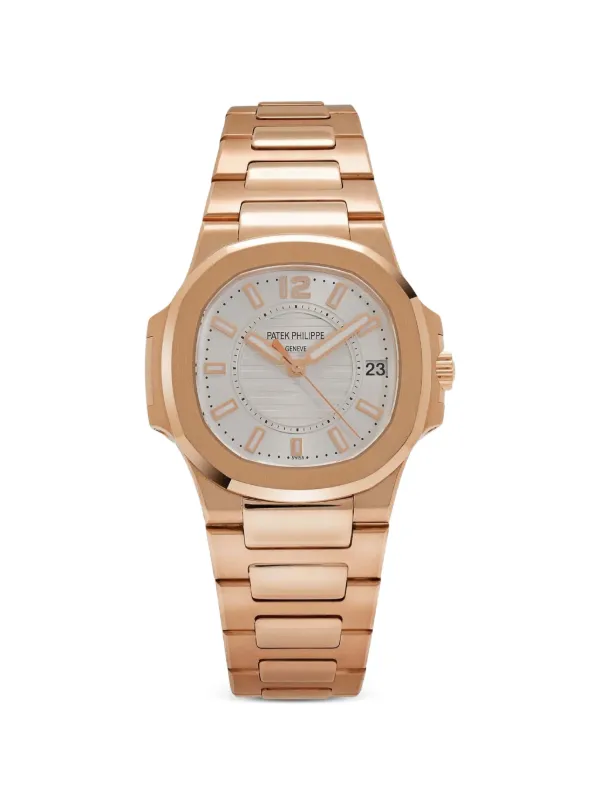 Patek Philippe Pre-owned 2010 Nautilus 7011/1R-001 33mm Watch in Silver