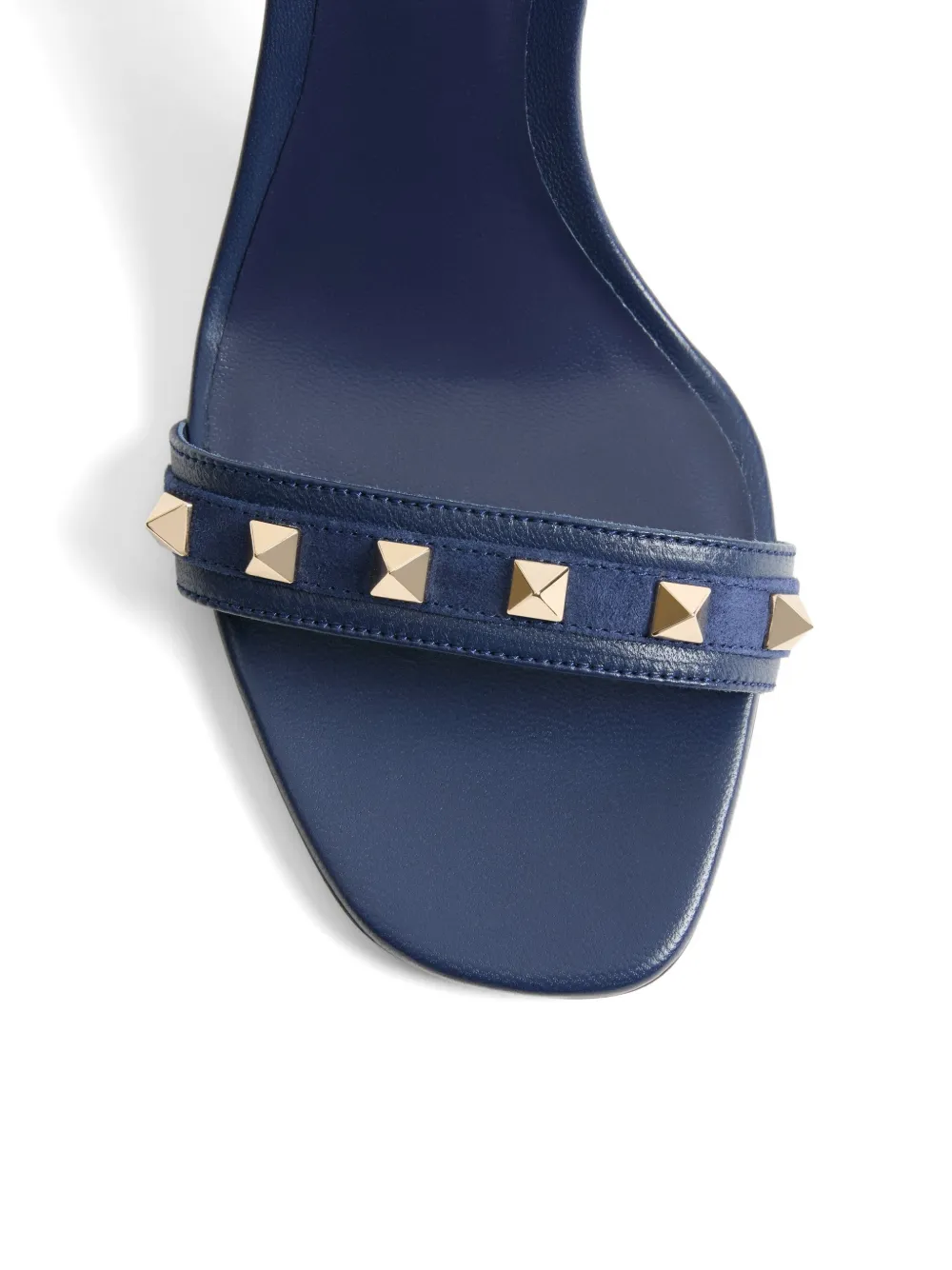 Valentino Garavani Rockstud sandalen met bandje Blauw