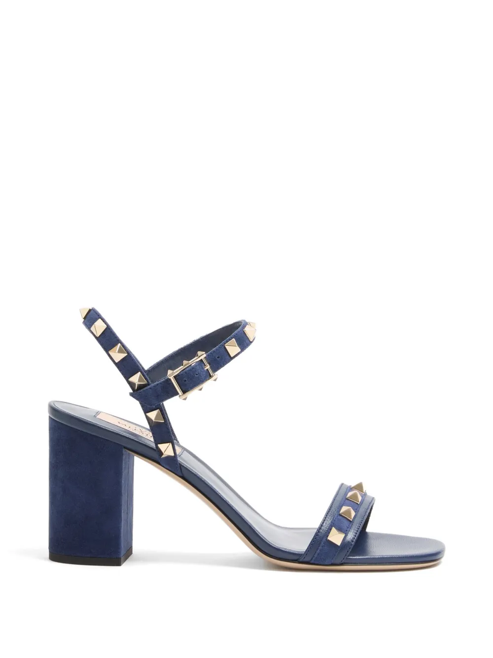 Valentino Garavani Rockstud sandalen met bandje Blauw