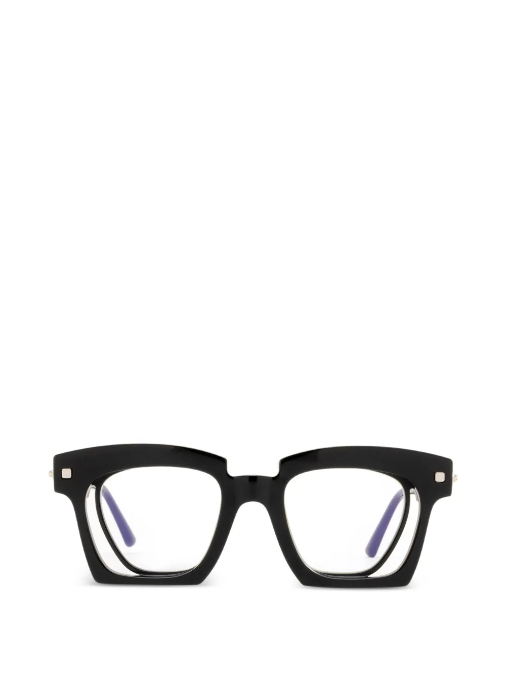 Kuboraum J9 square-frame glasses - Nero