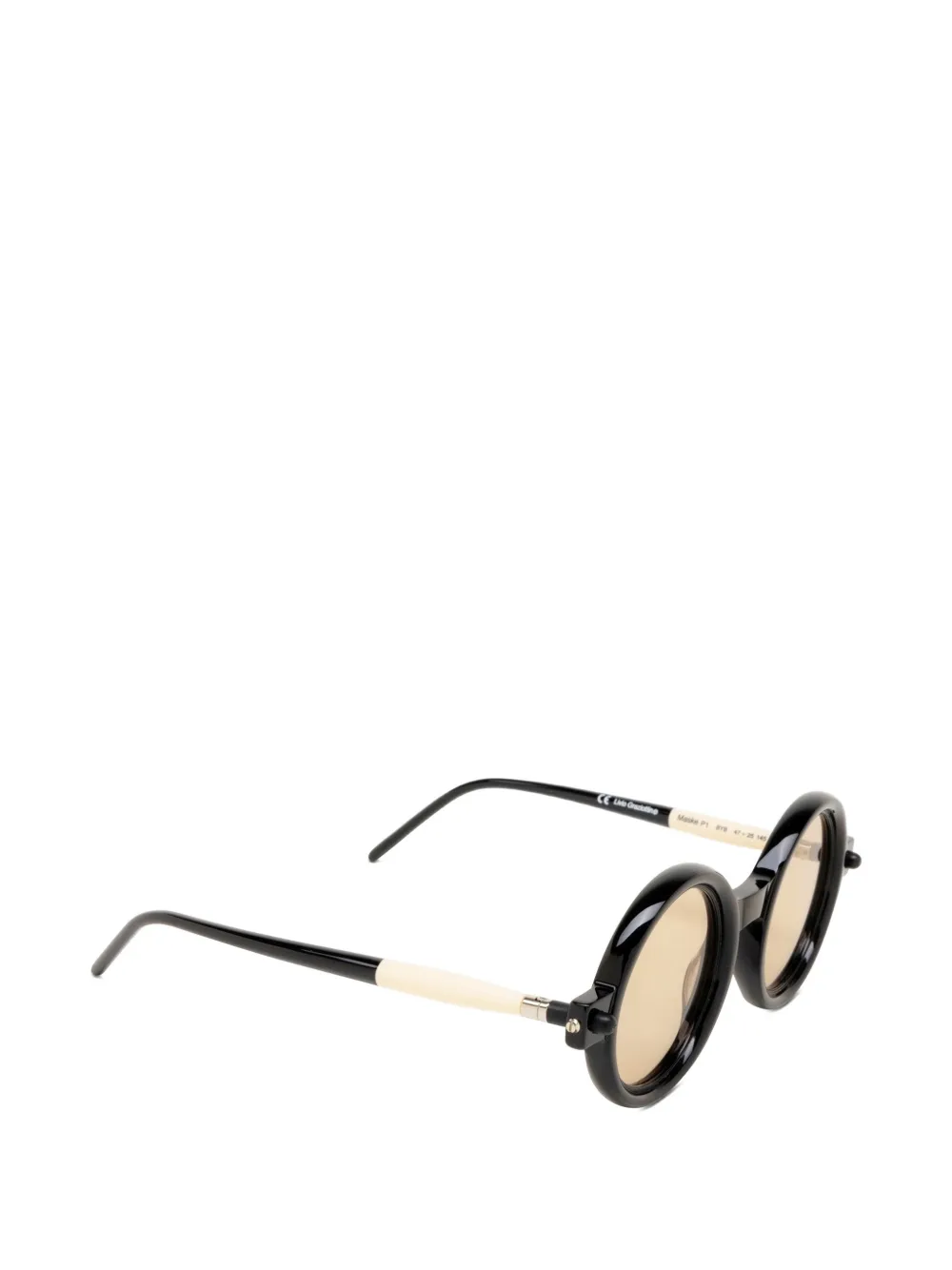 Kuboraum Maske P1 zonnebril met rond montuur Zwart