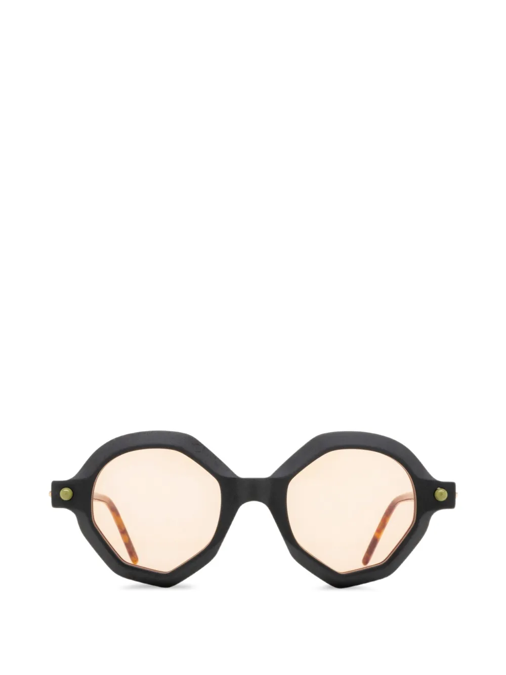 Kuboraum geometric-frame sunglasses - Nero