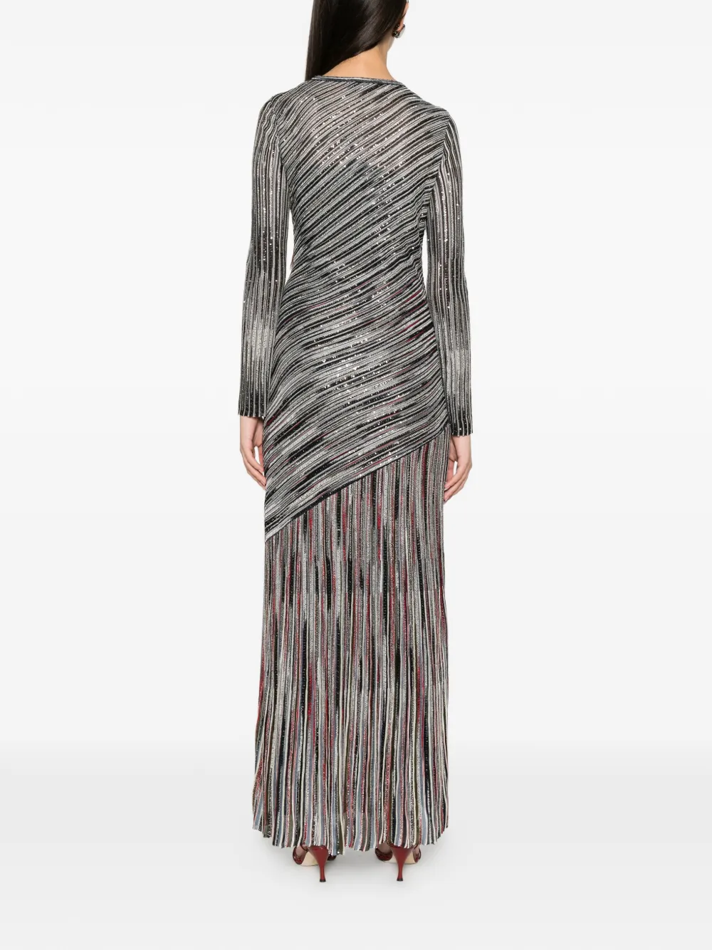 Missoni Maxi-jurk verfraaid met pailletten Zwart