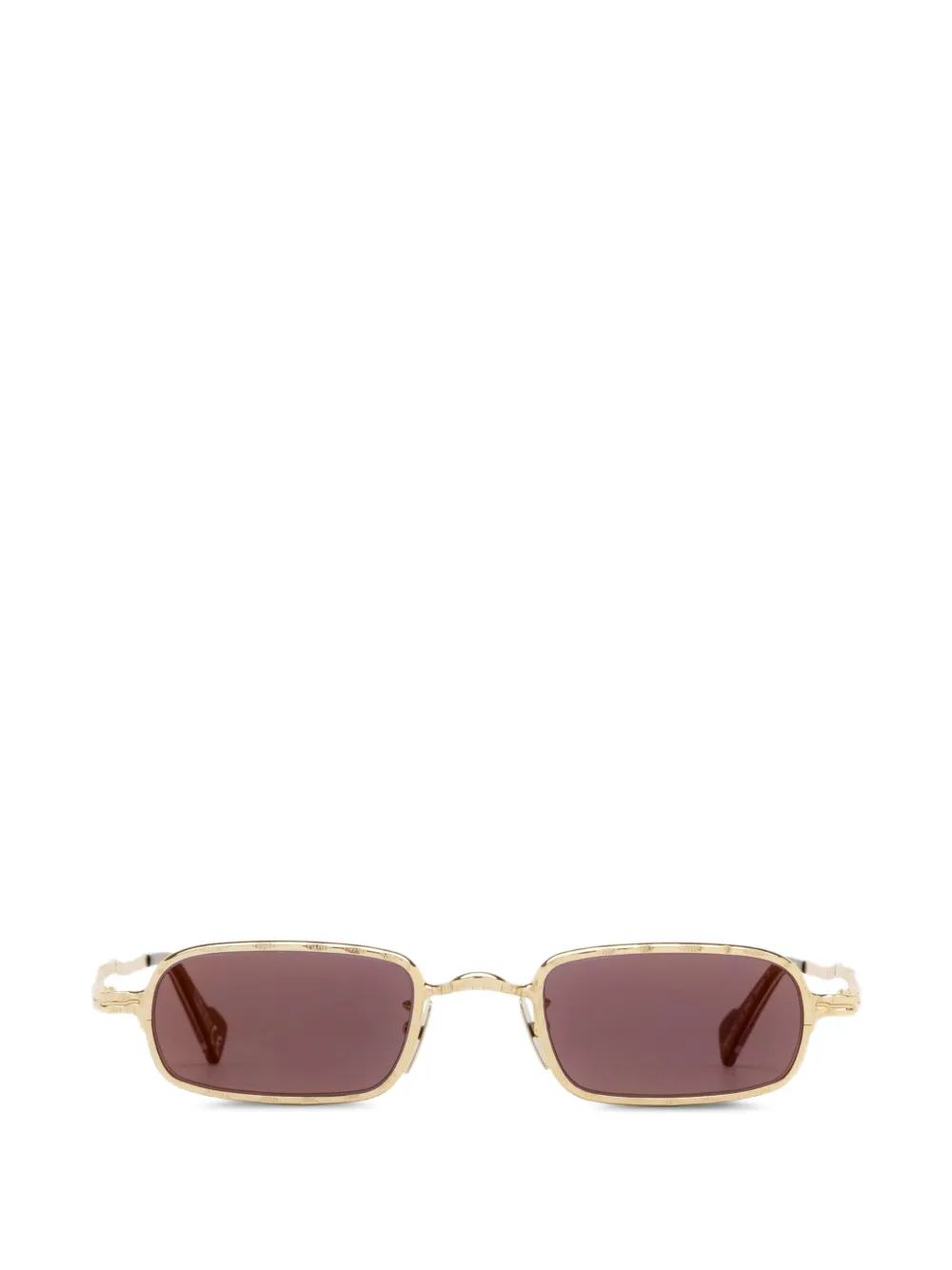 Kuboraum Z18 rectangle-frame sunglasses - Oro