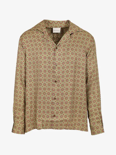 Drôle De Monsieur camisa con estampado geométrico