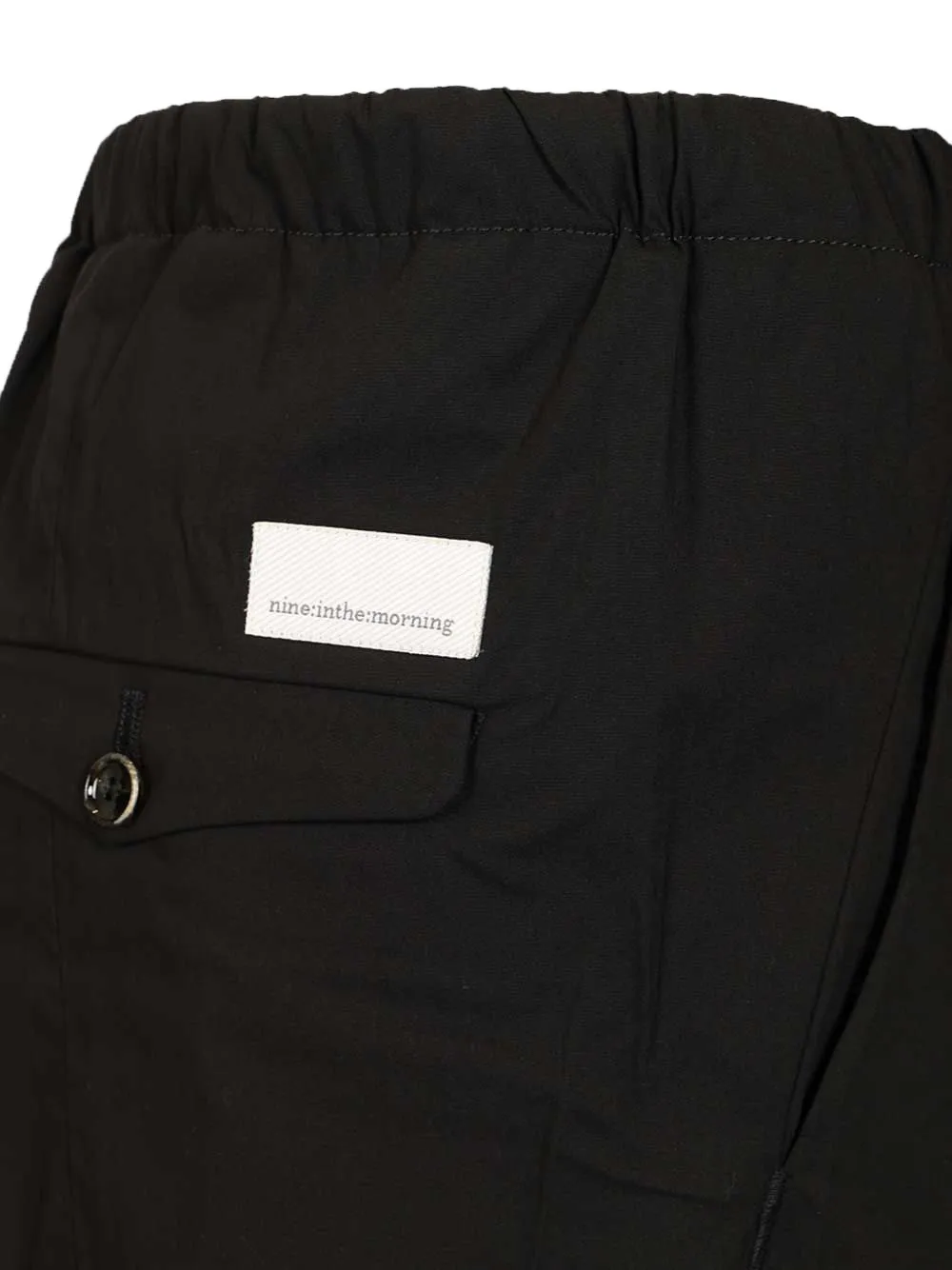 Nine In The Morning Broek met trekkoord Zwart