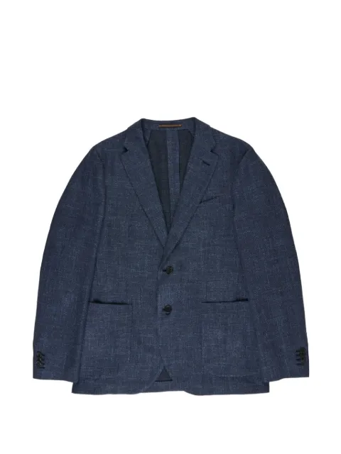 slowear mélange-effect blazer