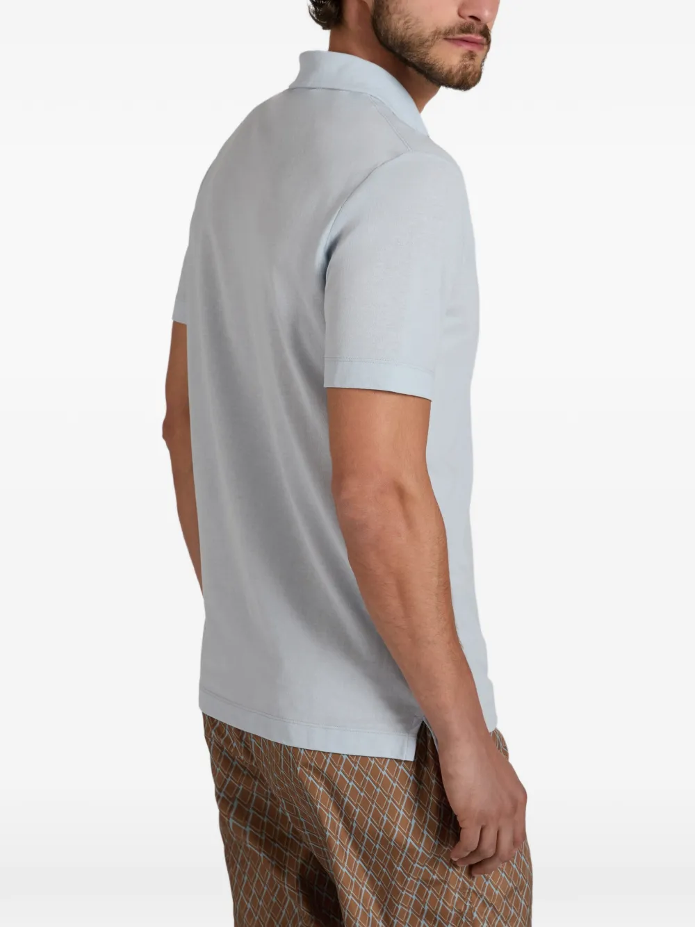 slowear Poloshirt met knopen Blauw