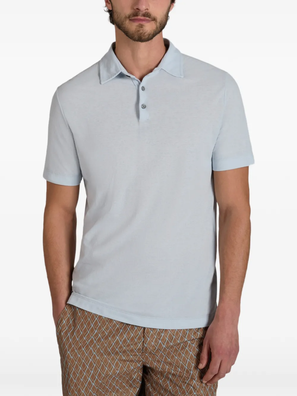  Slowear Polo Con Botones - Azul 