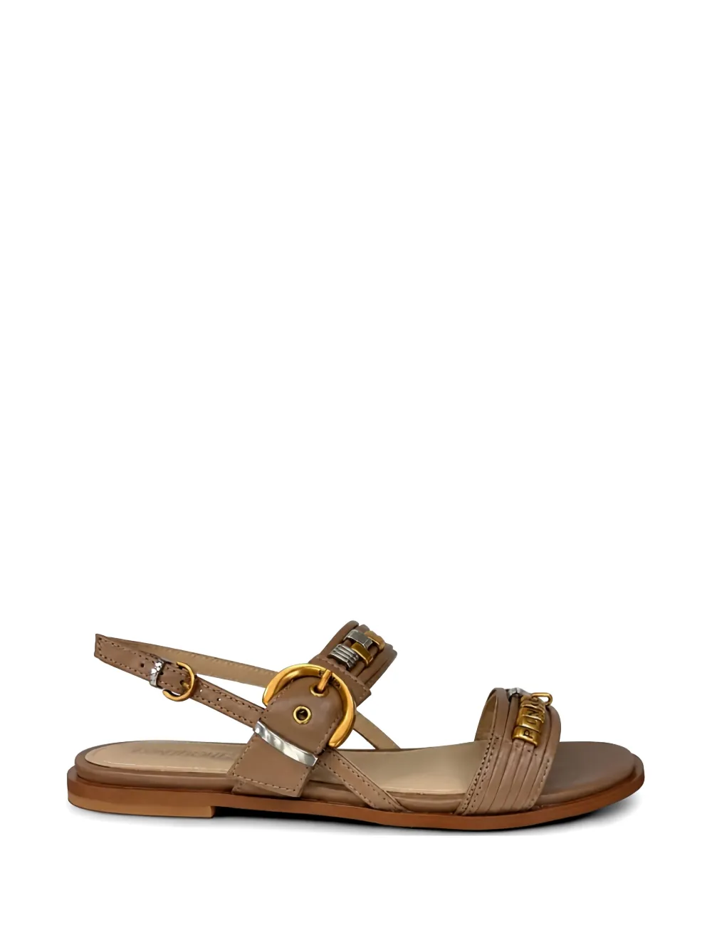 PINKO buckle-detail strap sandals Bruin