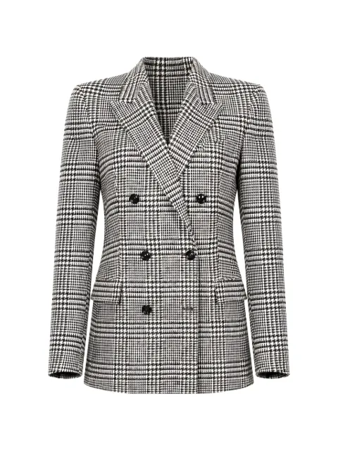 Tagliatore Prince of Wales check double-breasted blazer