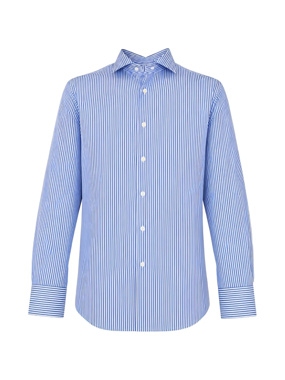 Guglielminotti vertical-stripe long-sleeve shirt - Blu