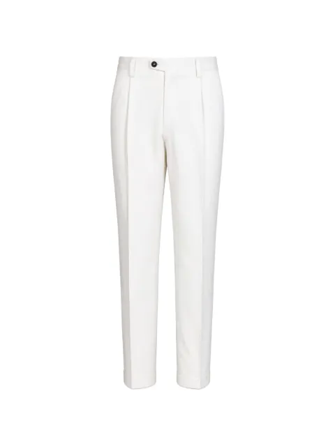 DEVORE pleated turn-up trousers
