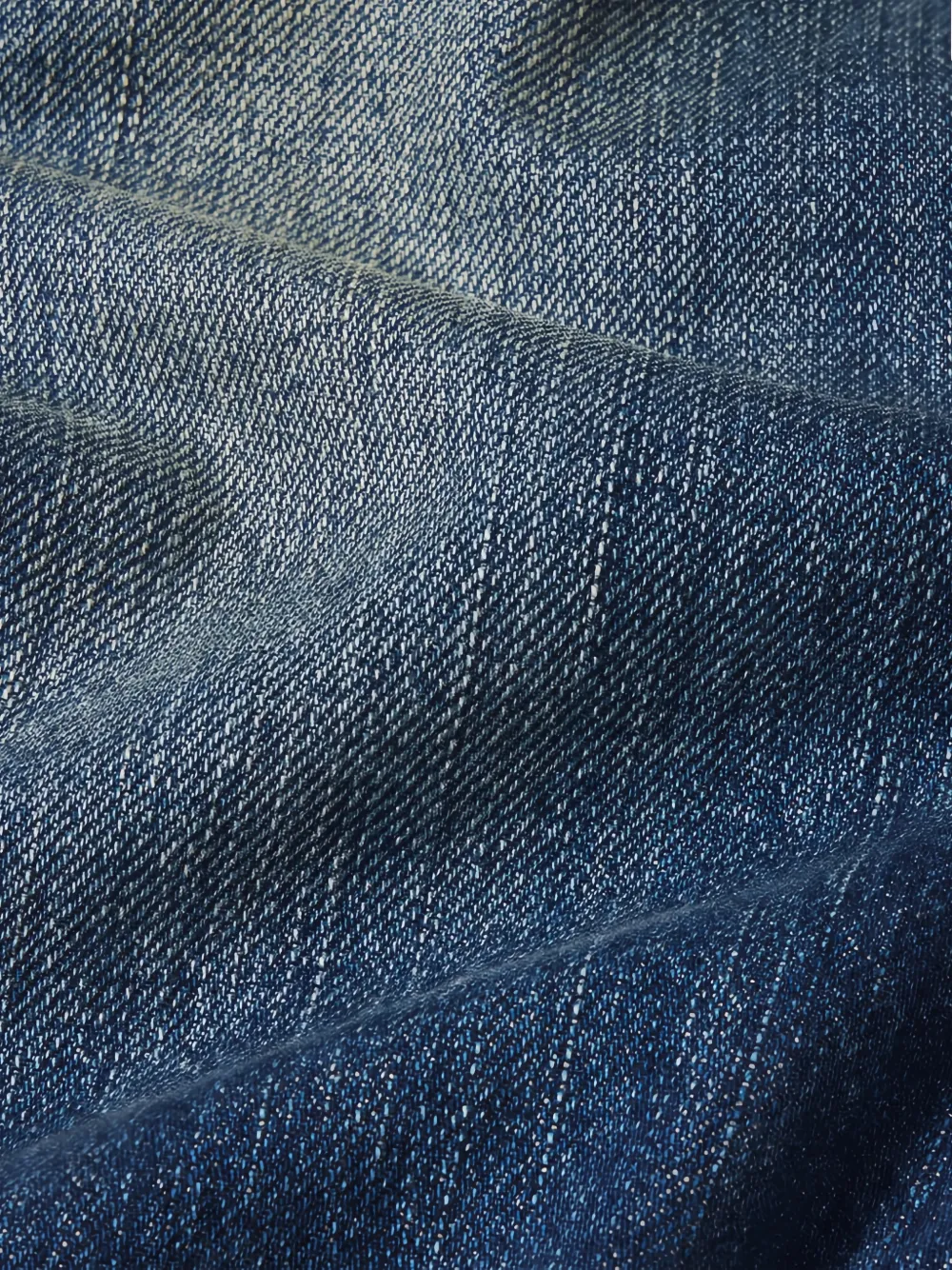FRAME Straight jeans met vervaagd effect Blauw