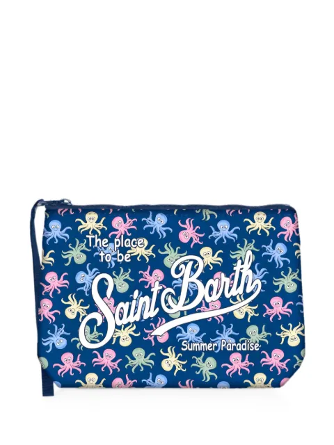 MC2 Saint Barth Aline octopus-print clutch bag