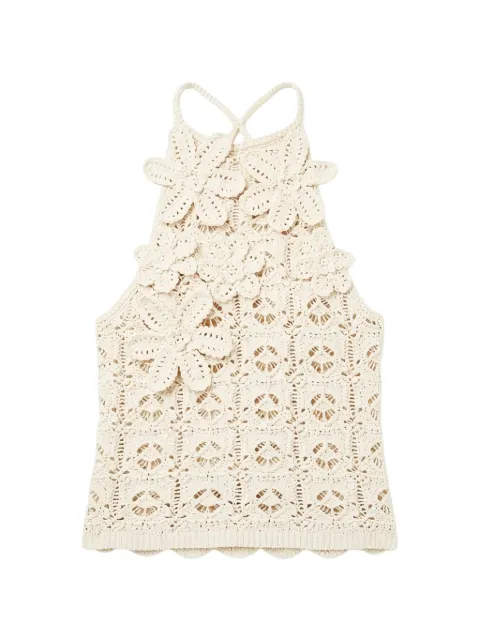 PINKO top con efecto de crochet