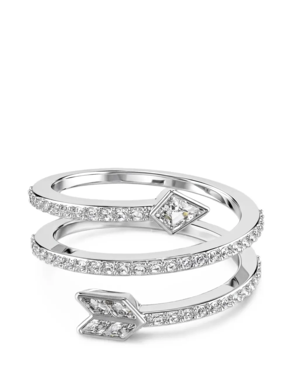 Swarovski Idyllia arrow ring - Argento