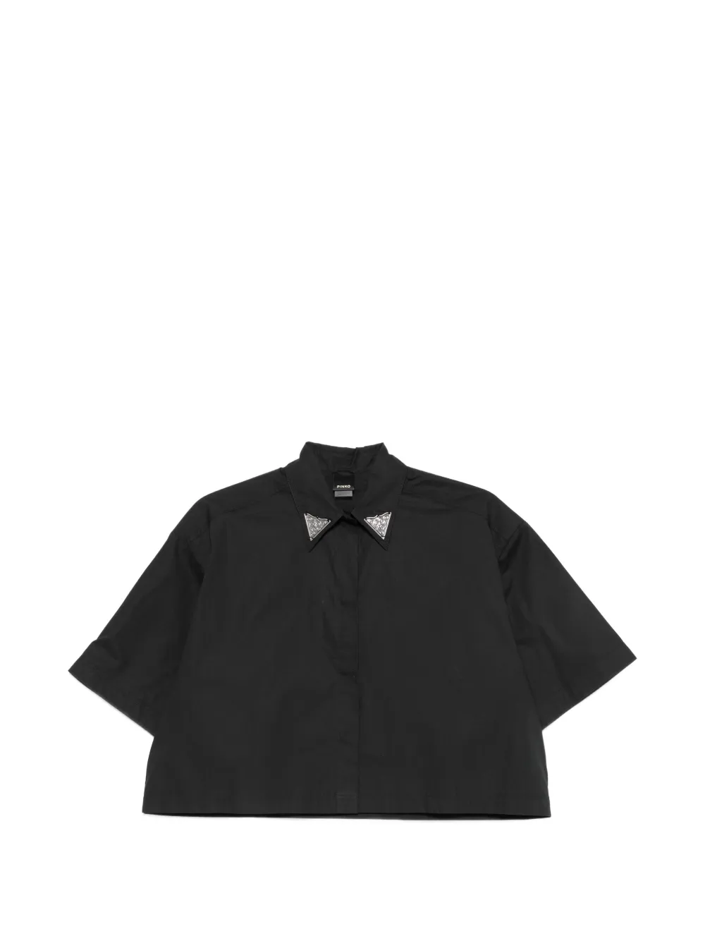 PINKO Camicia con ricamo - Nero