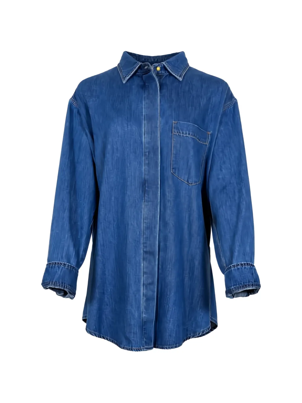 DARKPARK chest-pocket denim shirt - Blue