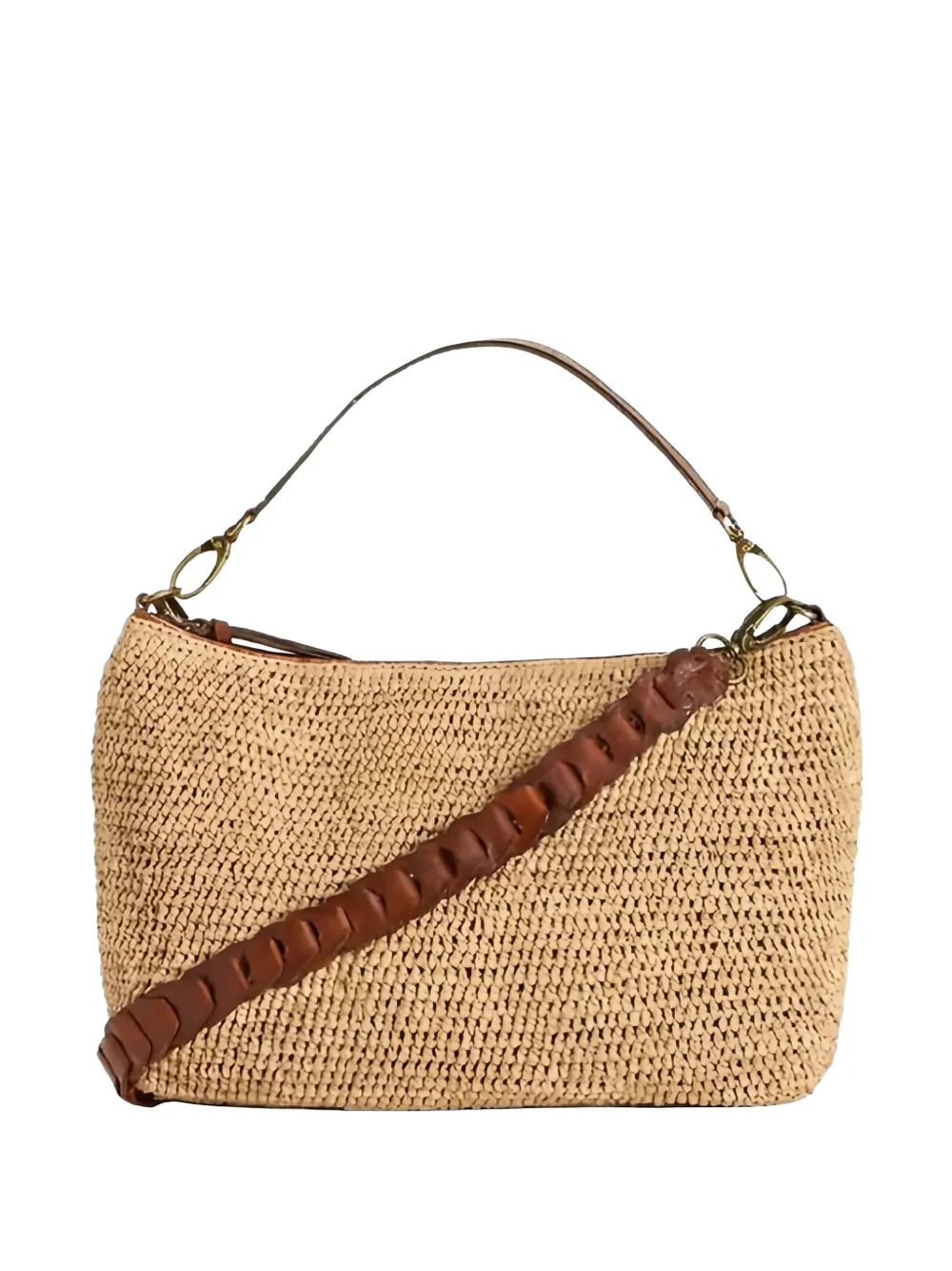 Ibeliv Mihaja Raffia Shoulder Bag In Neutral