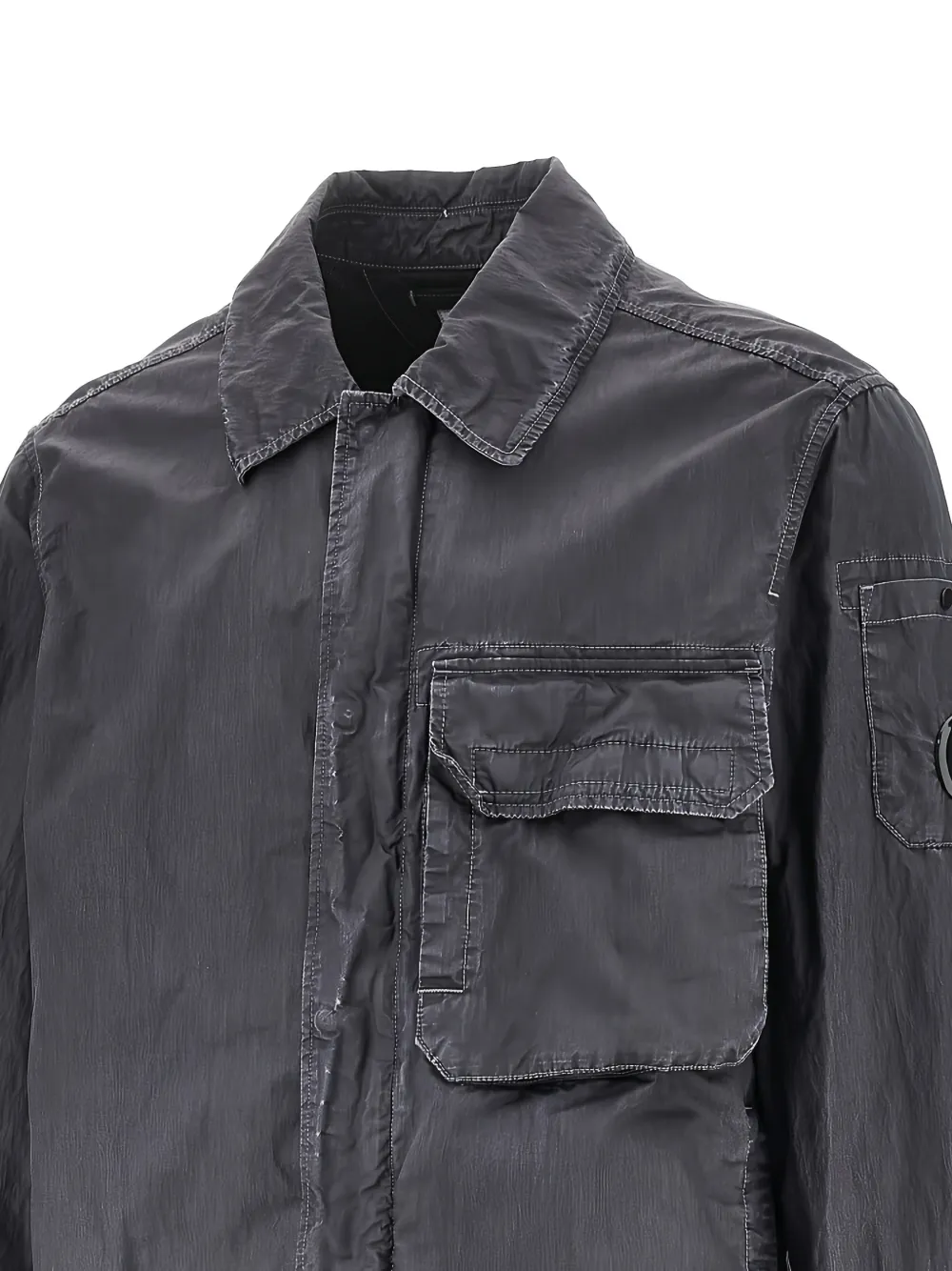 C.P. Company Shirtjack met opgestikte zakken Grijs