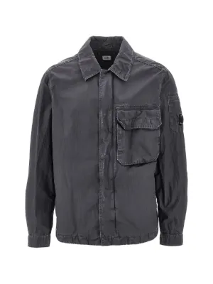 C.P. Company ボタンポケット オーバーシャツ | ブラック | FARFETCH JP