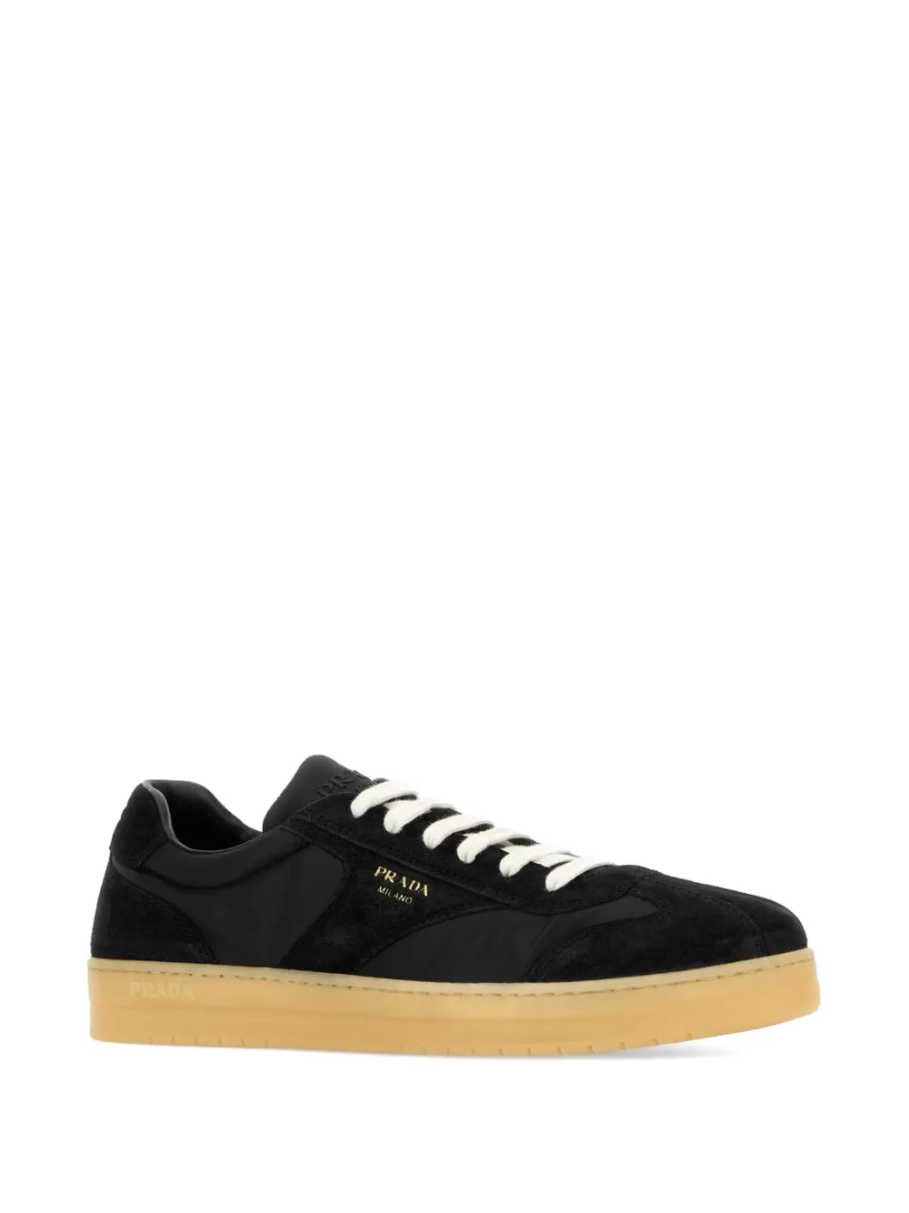 Prada suede sneakers Zwart