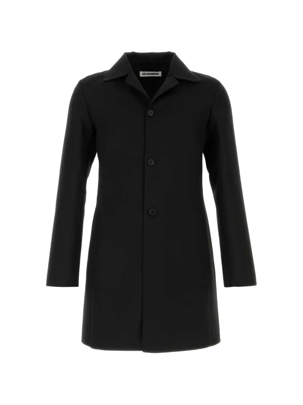 Jil Sander mid length coat - Black