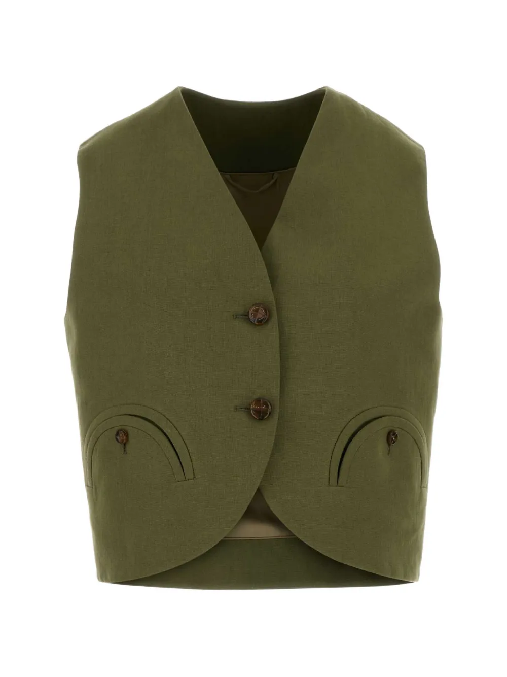 Blazé Milano button vest - Verde