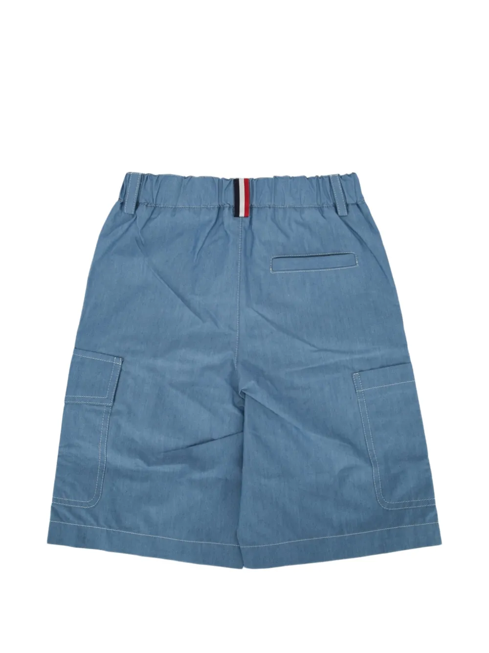 Moncler Enfant Shorts met logopatch Blauw